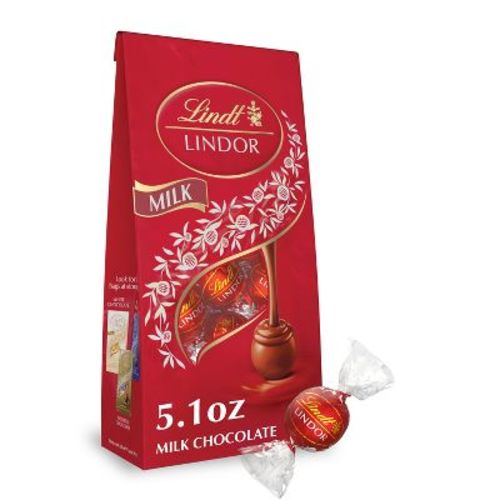 LINDOR, Lindt Milk Chocolate Candy Truffles - 5.1oz