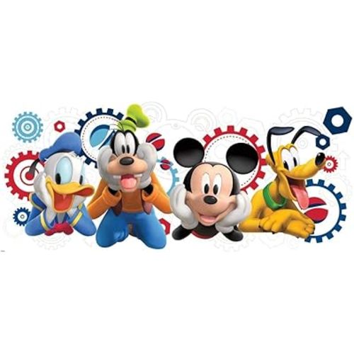 RoomMates RMK2561GM Disney Mickey Mouse Clubhouse Capers Giant Peel and Stick Wall Decals