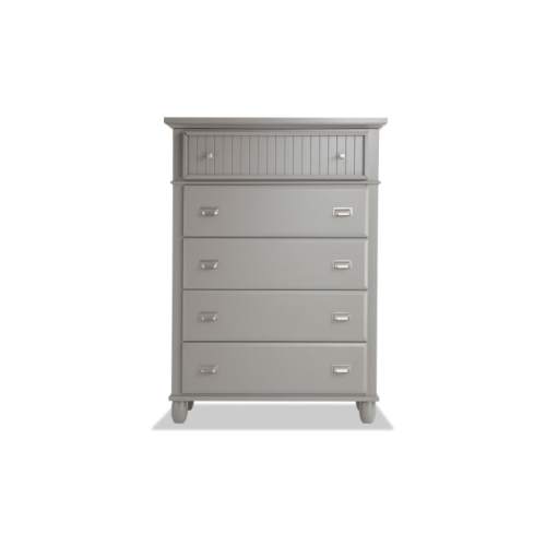 Spencer Gray 5 Drawer Lift-Top Chest