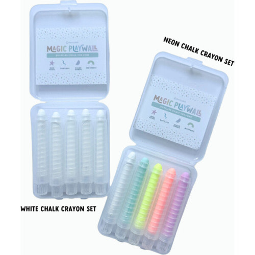 Bundle, 5pk Chalk + Magnetic Holder, White - Cherrypick | Maisonette