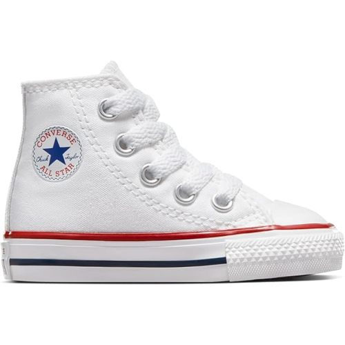 Amazon.com | Converse Kids' Chuck Taylor All Star High Top, Optical White, 3 Infant | Sneakers