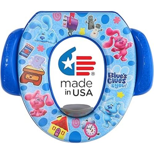 Nickelodeon Blue's Clues Soft Potty Seat and Potty Training Seat - Soft Cushion, Baby Potty Training, Safe, Easy to Clean