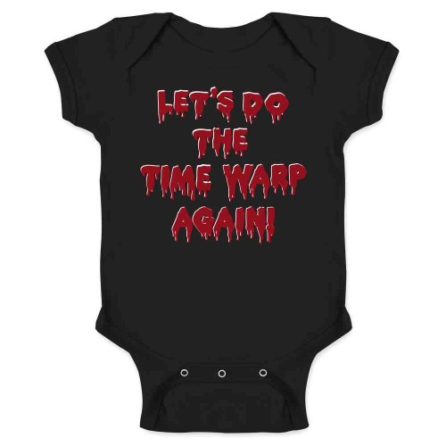 Lets Do the Time Warp Again! Halloween Goth Gothic Baby Bodysuit – Gotham Gifts | Pop Threads