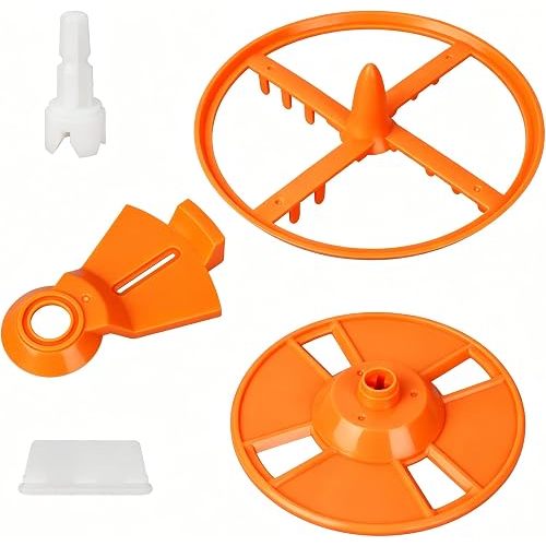 Stirring Wheel Replacement Parts for Baby Brezza Formula Pro Advanced & WiFi Model FRP0046 FRP0047 FRP0048 FRP0066, with Stirring Wheel, Locking Cover, Axle and Rubber Scraper 5 Pack