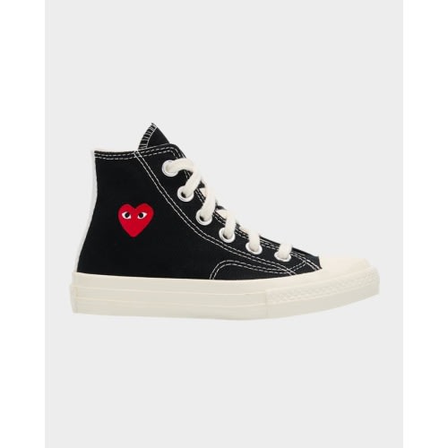 x PLAY High Top Sneakers W/ Red Heart, Toddlers/Kids