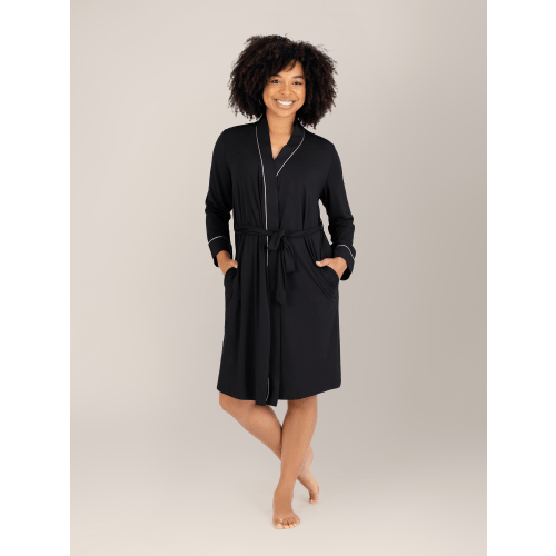 Clea Bamboo Classic Nursing, Maternity and Postpartum Recovery Robe | Deep Burgundy – Kindred Bravely