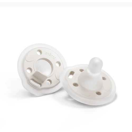 babypace breast-like pacifier 0-12 mo single - pearl | mōmi
