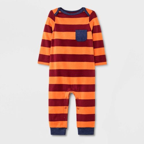 Baby Boys' Striped Romper with Pocket - Cat & Jack™