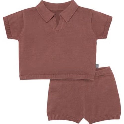 2-Piece Baby Johnny Collar Sweater Knit Set