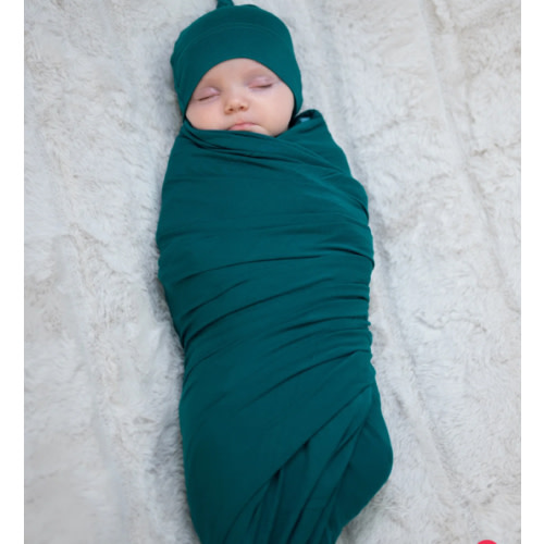 Baby Swaddle Set: Deep Teal – Lila
