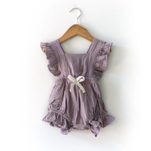 Sofia Romper in Violet | Reverie Threads