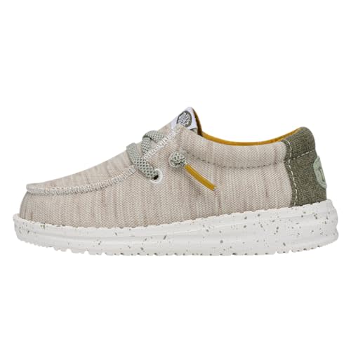 HEYDUDE Boys Toddler Wally Jersey Slip On Loafer | Easy On Shoe