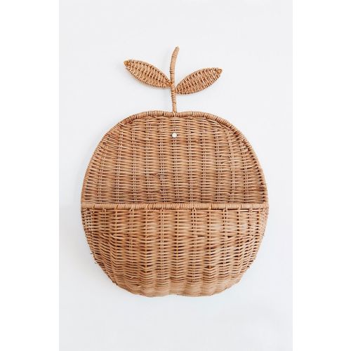 Roan Iris Apple Wall Basket