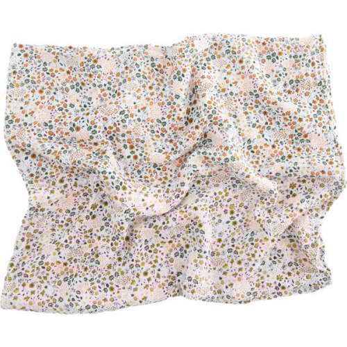Cotton Muslin Swaddle Blanket Set, Pressed Petals - Little Unicorn | Maisonette