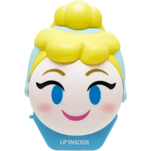 Lip Smacker Disney Cinderella Emoji Lip Balm Flavored, Bibbity Bobbity Berry, Clear, For Kids