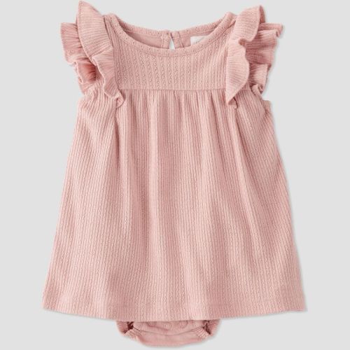 Little Planet by Carter's Organic Baby Girls' Bodysuit - Pink, Size: 6M