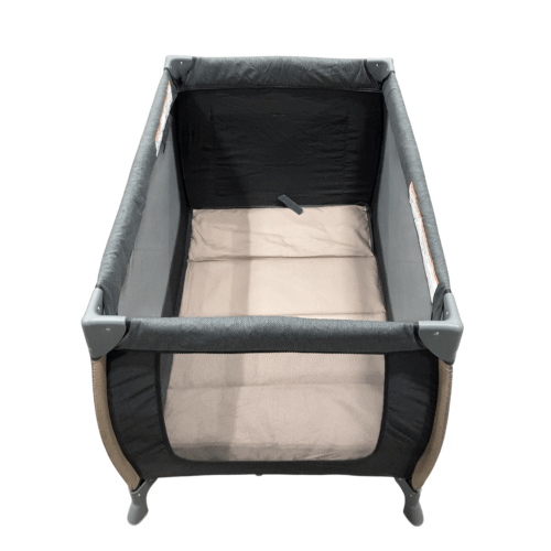 Monbebe Play Yard with Full-Size Rocking Bassinet, Castle Point