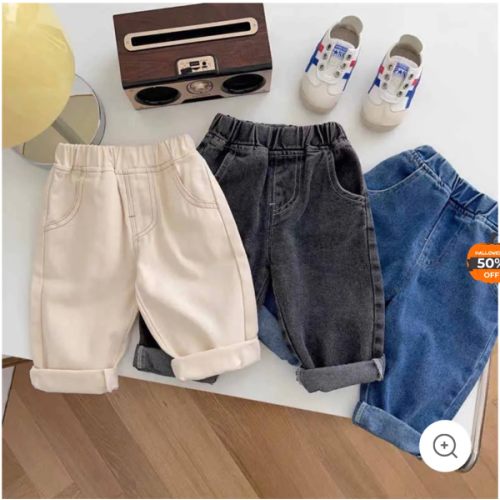 Baby Boy/Girl Fashion Casual Simple Jeans Pants
