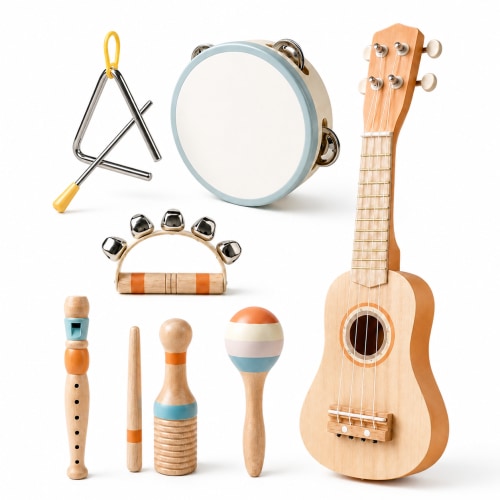 Musical Instruments for Toddlers 2-4 – 7 in 1 Kids Guitar Set Toy – Joyreal