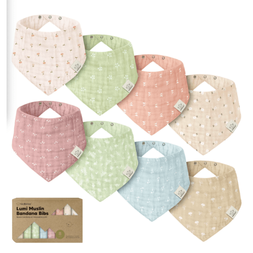 Organic Cotton Baby Bandana Bibs – KeaBabies - Wild Bloom