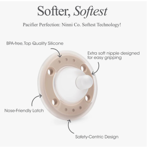 Ninni Pacifier Oatmeal 2 Pack