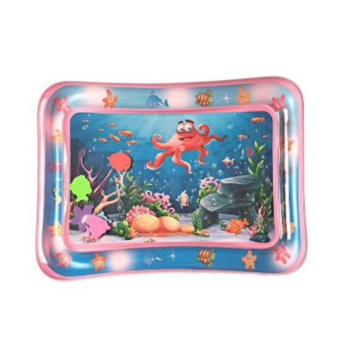 4E’s Novelty Water Mat for Babies – Inflatable Tummy Time Sensory Play Mat