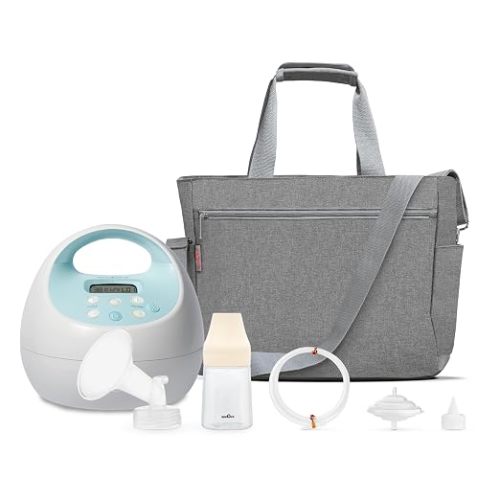 Spectra Baby S1 Plus Premier Portable Rechargeable Breast Pump with Tote Bag and Premium Accessory Kit - 24mm