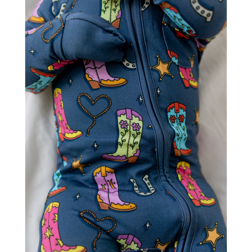 Howdy Hunny Onesie - Shop Kids' Bamboo PJs | PB & Grape