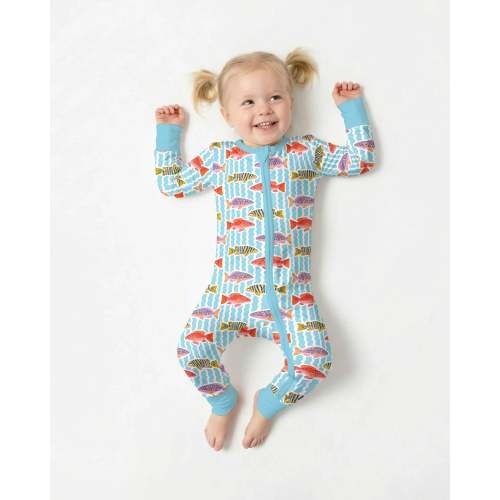Preppy Fish Crew Bamboo Convertible Zippy
