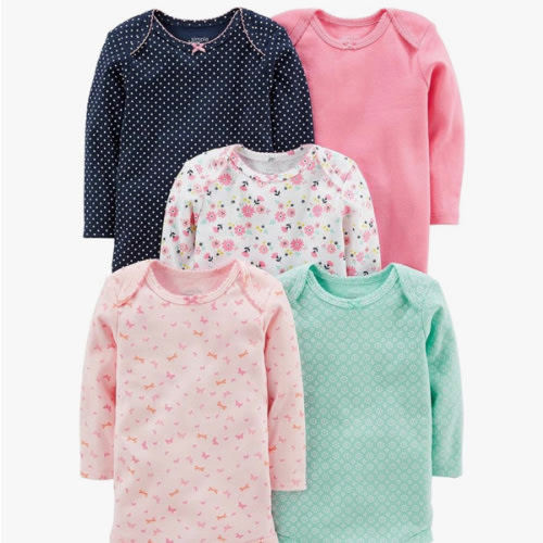 Simple Joys by Carter's Long-Sleeve Bodysuit, Pack of 5