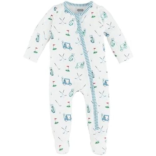 Mud Pie Boys Blue Golf Baby Sleeper