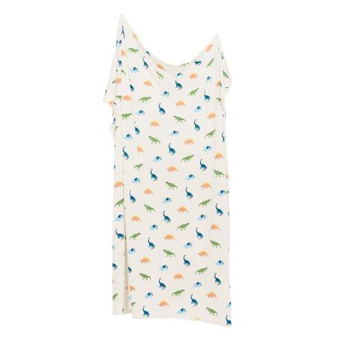 Swaddle Blanket in Ecru Roar