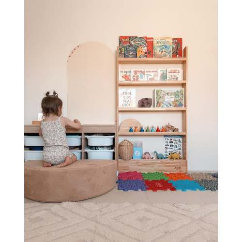 SpaceSaver 80cm Bookshelf ( 5 Tier ) -  SolidWood