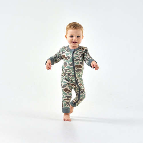 Baby Zip Up - Retro Duck Camo – BURLEBO