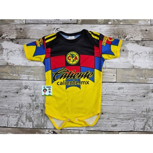 Club America Baby Soccer Jersey 3D Onesie Kids's 6M sold by Magahi Centipede | SKU 2608072017 | Printerval
