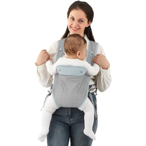 Baby Carrier Wrap,Baby Carriers Newborn to Toddler,Cozy Baby Holder Carrier Lightweight,Adjustable Baby Carriers Support for Infant 7-45lbs Girl and Boy,Front Back All Positions,Shower Gift
