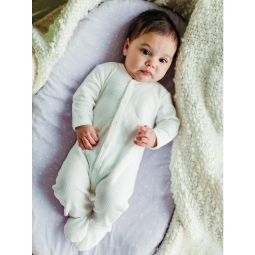 Muslin - Bassinet Sheet - Lavender Stars