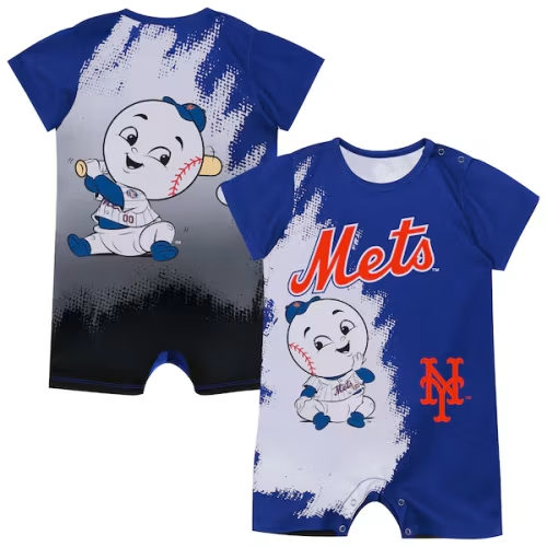 New York Mets Outerstuff Newborn Baby Mascot Bodysuit - Royal