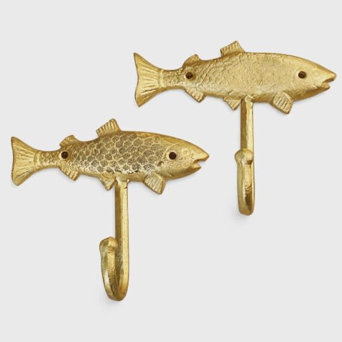 Cast Iron Fish Wall Hook
