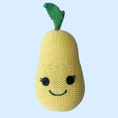Browse Organic Baby Toy, Food Rattle - Pear | Estella
