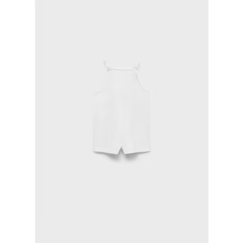 Short cotton dungarees - Kids | MANGO USA