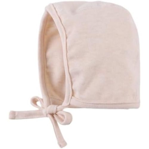 Yuoahcn Newborn Hats for Baby Girls Boys Cotton Beanie Soft Infant Hat with Ties Cute Baby Bonnet Hospital Hat 0-9Months