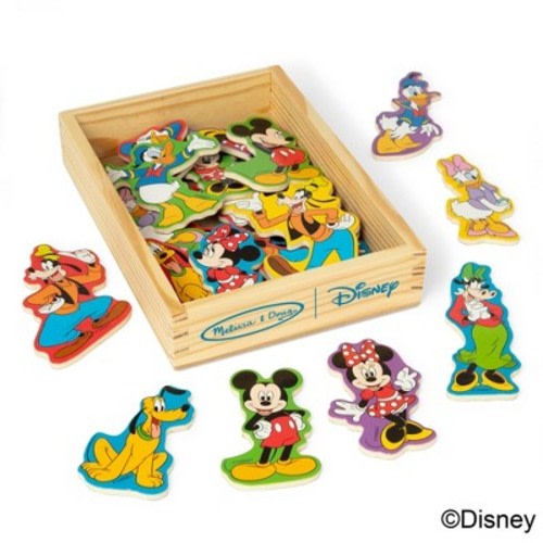 Melissa & Doug Disney Mickey & Friends Wooden Magnets: 20-Piece Set, Memory & Motor Skills Development