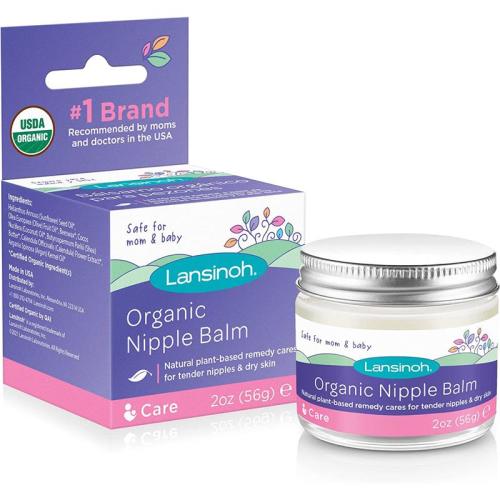 Lansinoh - Organic Nipple Cream for Breastfeeding 2Oz
