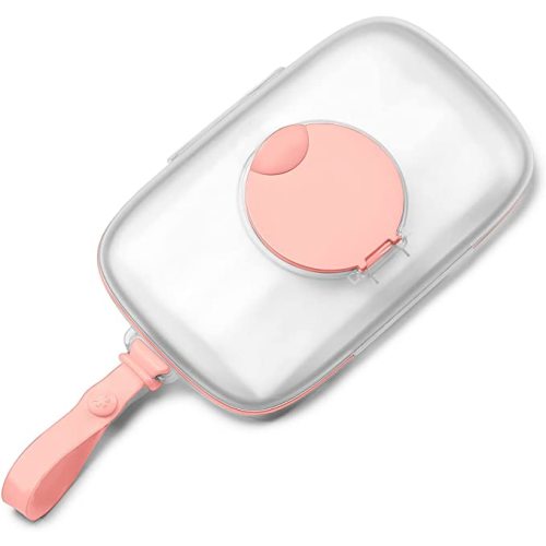 Skip Hop On-The-Grab & Go Wipes Case Dispenser Blush