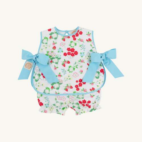 Talbott Tie Side - Berry Sweet & Belhaven Blue
