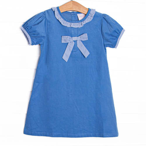 Briarcliff Classic Dress, Blue – Stitchy Fish