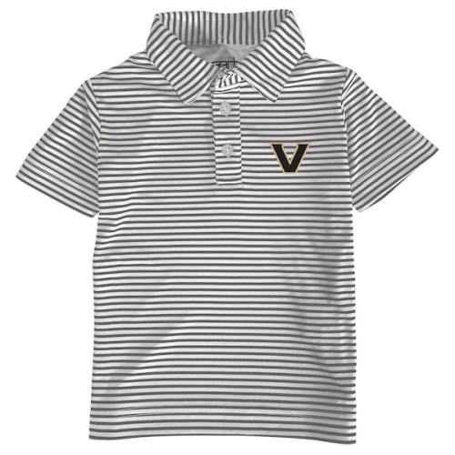 Vanderbilt Commodores Garb Toddler Carson Polo - Charcoal