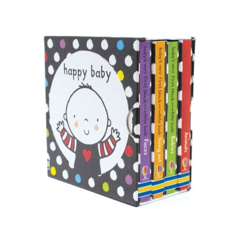 Baby's Very First Black and White Little Library - (Baby's Very First Books) by Fiona Watt (Board Book)