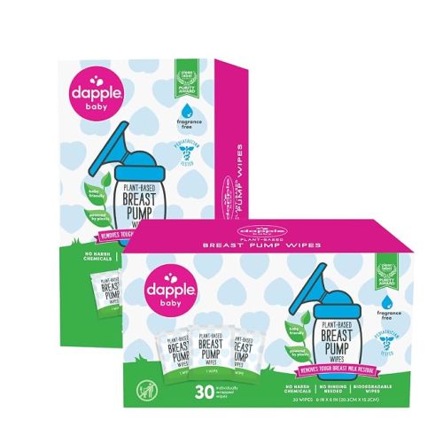 Dapple Baby - Breast Pump Wipes, Singles - 30 Count (Pack of 1)